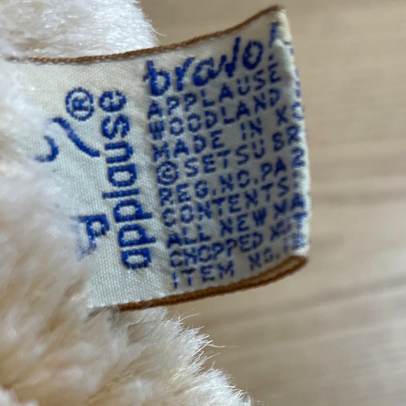 Vtg Applause Labrador Dog Plush Puppy Realistic Yellow Lab Stuffed Animal Korea - Picture 6 of 9